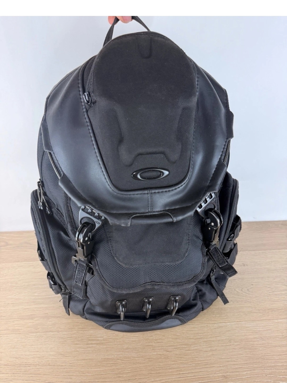 Oakley Bathroom Sink Backpack in the Stealth Black colorway Tactical Backpack
